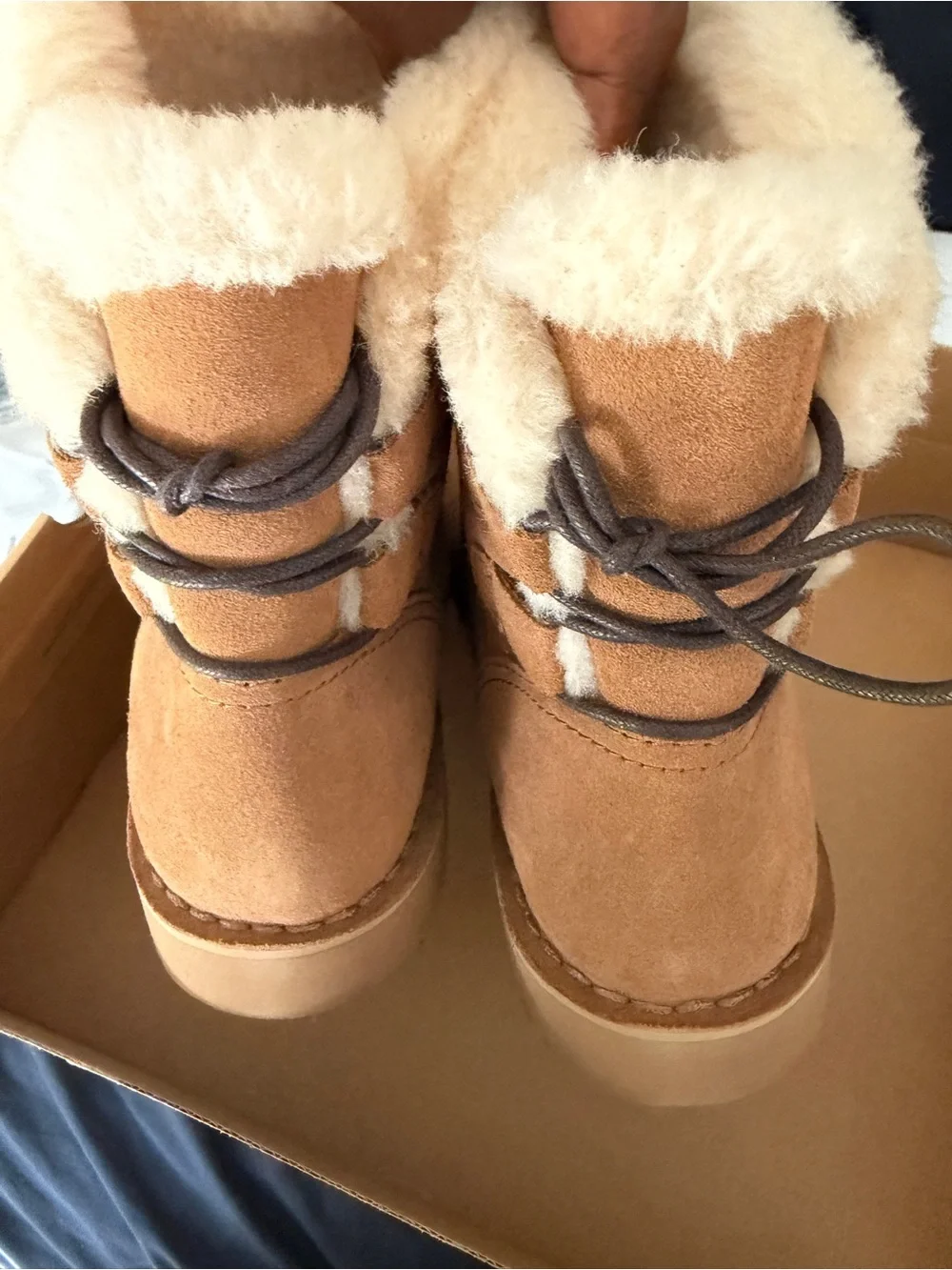 UGG chestnut suede